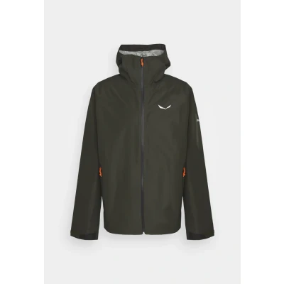 Image of Salewa PUEZ Jacket Hardshell jacket, Men&#039;s, Size: XXL, Dark olive