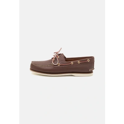 Image of Timberland Classic Boat shoes, Men&#039;s, Size: 8, Brown Leather