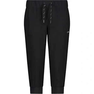 Image of CMP Woman PANT 3/4 sports trousers, Women&#039;s, Size: 44, Nero