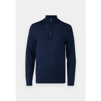 Image of Selected Homme Slhtray Jumper, Men&#039;s, Size: Small, Navy blazer