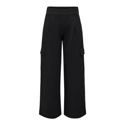 Image of JDY Women&#039;s Geggo Life Pocket Pant JRS Noos Trouser, Black, M / 32L