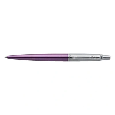 Image of Parker Jotter Ballpoint Pen Victoria Violet Medium Point Blue Ink Gift Box