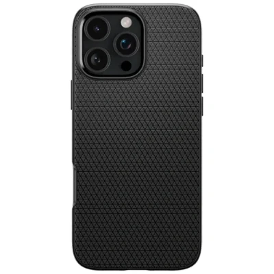 Image of Spigen Liquid Air TPU Back Cover Black Apple iPhone 16 Pro
