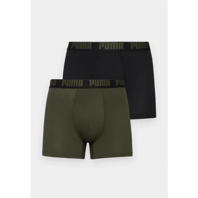 Image of Puma MEN Everyday Basic 2 PACK Pants, Men&#039;s, Size: Small, Forest night tonal