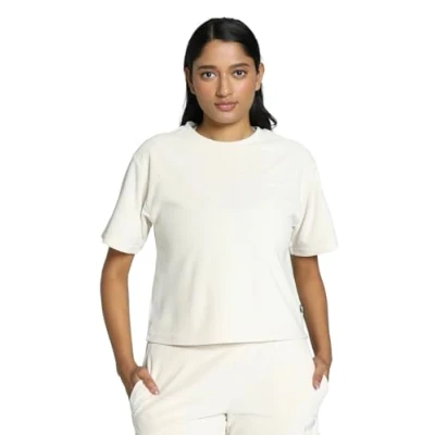 Image of Puma Basic Tshirt, Women&#039;s, Size: Large, Alpine snow