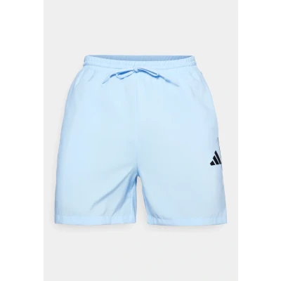 Image of adidas Sportswear Essential Three Stripes Chelsea Short Sports shorts, Men&#039;s, Size: XXL, Glow blue/black