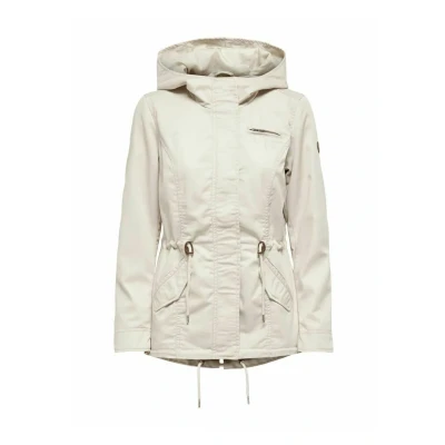 Image of ONLY Onllorca Parka, Women&#039;s, Size: Small, Offwhite