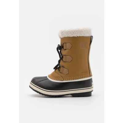 Image of Sorel YOOT PAC WP Unisex Laceup boots for kids, Size: 2, Mesquite Textile/synthetics