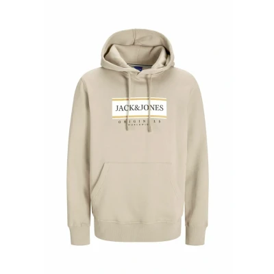 Image of Jack &amp; Jones LOGO Sweatshirt, Men&#039;s, Size: Small, Humus