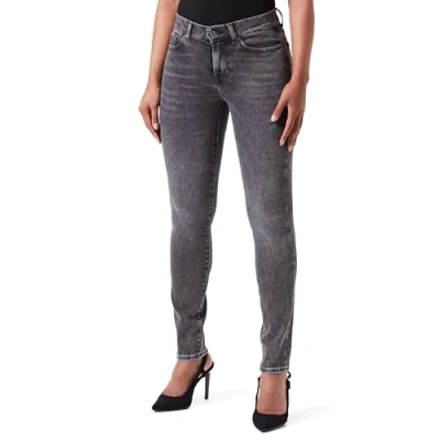 Image of 7 for all mankind Roxanne Jeans Skinny Fit, Women&#039;s, Size: 23, Black