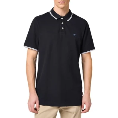 Image of Wrangler Polo shirt, Men&#039;s, Size: 4XL, Black