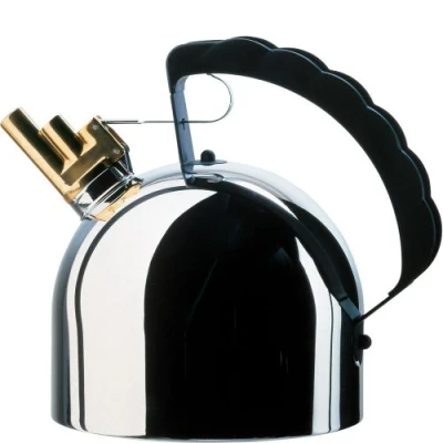Image of Alessi Whistling kettle 9091 FM 2 liters by Richard Sapper