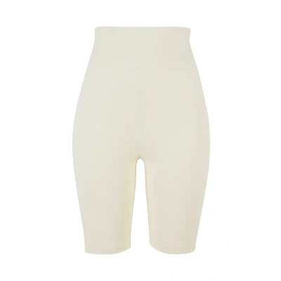 Image of Urban Classics HIGH Waist Cycle Leggings Trousers, Women&#039;s, Size: 33, Whitesand