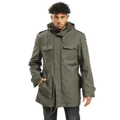 Image of Brandit Parka, Men&#039;s, Size: Large, Olive