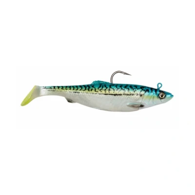 Image of Savage Gear 4D Herring Big Shad Rubber Fish Colour: Green Mackerel, Length / Weight: 22 cm 200 g