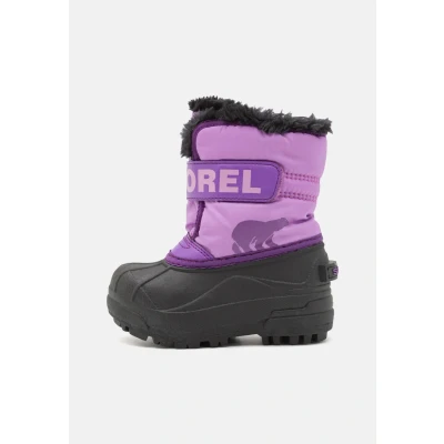 Image of Sorel Childrens Unisex Winter boots for kids, Size: 9K, Gumdrop/purple/violet Synthetics/textile