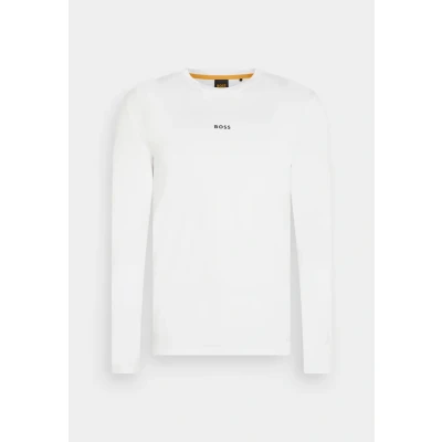 Image of BOSS Tchark Long sleeved top white, Men&#039;s, Size: Small, White