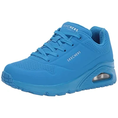 Image of Skechers Sport UNO Trainers, Women&#039;s, Size: 3, Blu Synthetics