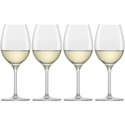Image of SCHOTT ZWIESEL Chardonnay White Wine Glass for You (Set of 4), Timeless Glasses Wine, Dishwasher Safe Tritan Crystal Glasses, Made in Germany (Item No. 121871)