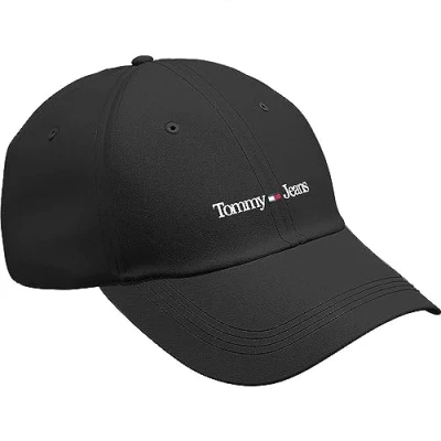 Image of Tommy Jeans Unisex Cap, Size: One Size, Black