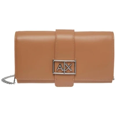 Image of Armani Exchange Wallet Wallet, Women&#039;s, Size: ONE, Camel rose