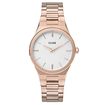 Image of Cluse Women Analogue Quartz Watch with Stainless Steel Strap CW0101210001, Rose gold, Bracelet