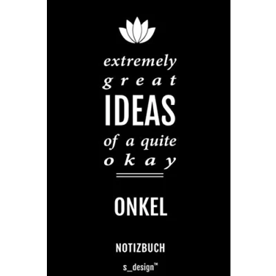 Image of Notizbuch für Onkel: Originelle Geschenk Idee [120 Seiten gepunktet Punkte Raster blanko Papier]