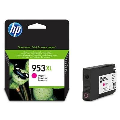 Image of HP F6U17AE 953XL High Yield Original Ink Cartridge, Magenta, Single Pack