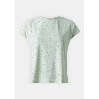 Image of ONLY Women&#039;s Onlsmilla S/S Top JRS Noos T Shirt, Frosty Green, L