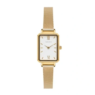 Image of Carlheim Petit MILA Watch, Women&#039;s, Size: One Size, gold white