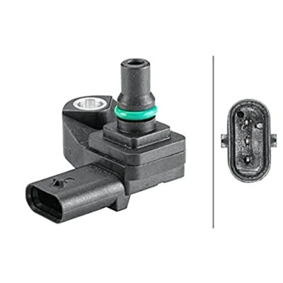 Image of Sensor, intake manifold pressure HELLA 6PP 358 152 401