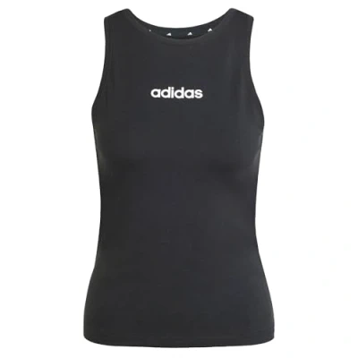 Image of adidas Women&#039;s Essentials Linear Slim Cotton Tank T Shirt