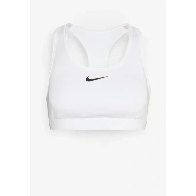 Image of Nike Performance BRA Medium support sports bra, Women&#039;s, Size: Large, White/stone mauve/black