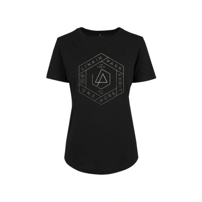 Image of Merchcode Linkin PARK OML FIT TEE Print Tshirt, Women&#039;s, Size: Large, Black