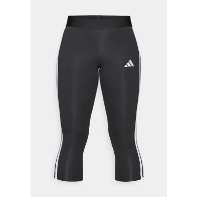 Image of adidas Women&#039;s Essentials 3 Stripes Leggings 3/4 Length Tights