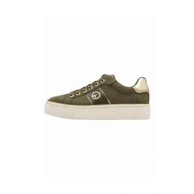 Image of Tamaris Trainers, Women&#039;s, Size: 3.5, Olive nubuc shoes