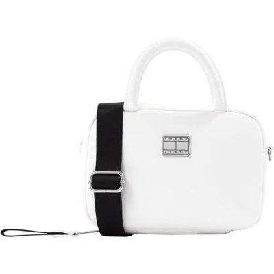 Image of Tommy Jeans American COOL Trunk Handbag, Women&#039;s, Size: One Size, White