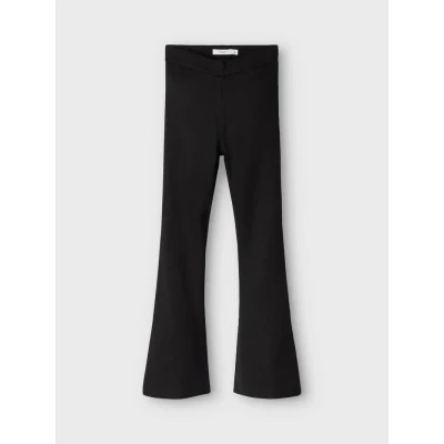 Image of Name It Girl&#039;s Nkffrikkali Bootcut Pant Noos, Black, 7 Years