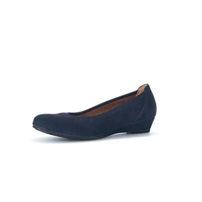 Image of Gabor Chester Women&#039;s Court Shoes, Dark Blue 46, 44 EU
