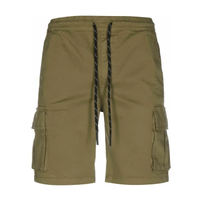 Image of Urban Classics Drawstring Shorts, Men&#039;s, Size: Small, Olive