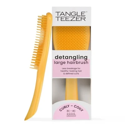 Image of The Large Ultimate Detangler Naturally Curly Daffodil Yellow