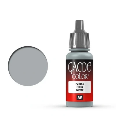 Image of Vallejo Game Paint 17 ml Acrylic Silver