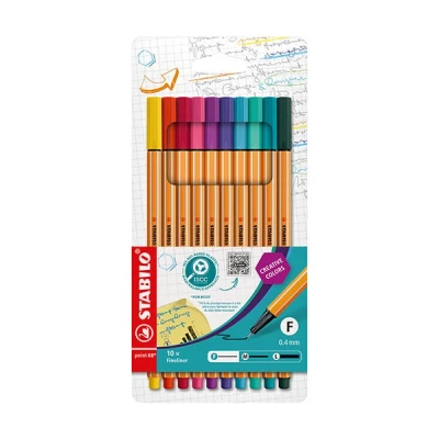 Image of Stabilo Fineliner point 88 Etui 10 stuks