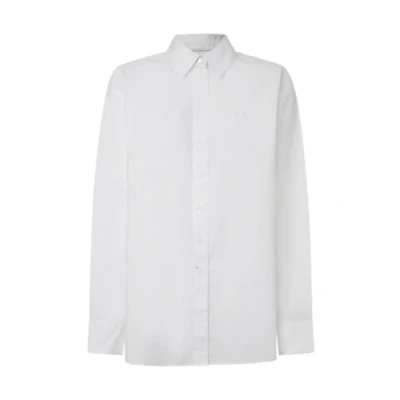 Image of Pepe Jeans Buttondown blouse, Women&#039;s, Size: Medium, White