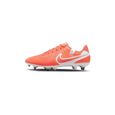 Image of Nike Performance Tiempo Legend 10 Academy SG Moulded stud football boots, Size: 8, Hot lava white Imitation leather/ textile