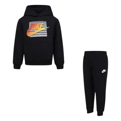 Image of Nike Sportswear Gradient Futura SET Sweatshirt for kids, Size: 3 4y, Black
