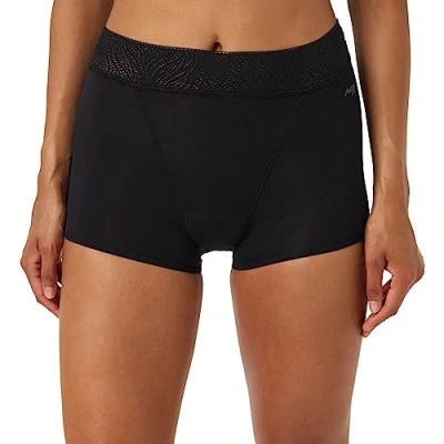 Image of Sloggi Period Panty Short Heavy underwear, Women&#039;s, Size: XXS, Black