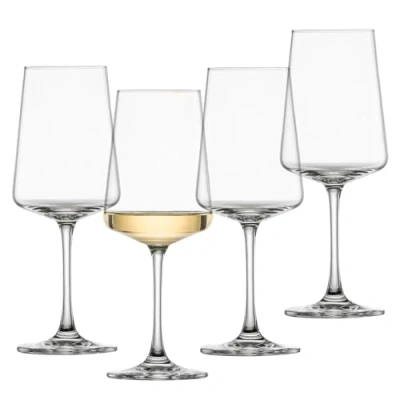 Image of Schott Zwiesel MioVino White Wine Glass (Set of 4), Dishwasher Safe Tritan Crystal Glasses, Made in Germany (Item No. 124050)