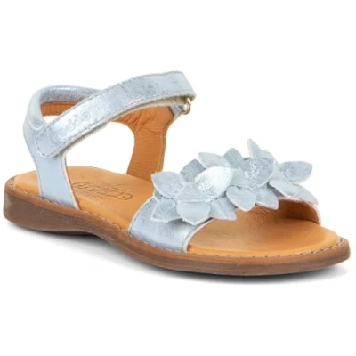 Image of Froddo LORE Flowers Sandals for kids, Size: 12K, Ice Suede