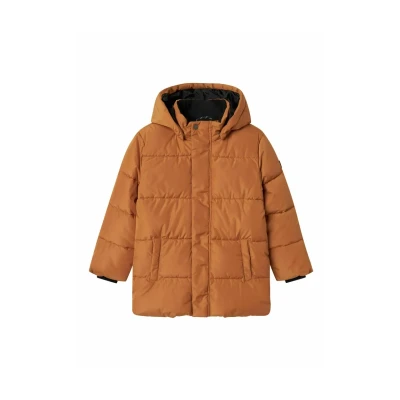 Image of Name it Wattierte Winter jacket for kids, Size: 6y, Brown sugar